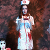 Halloween Scary Nurse Uniform Cosplay Dress Blood Stain Dress For Women