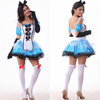 Halloween Sexy Fairytale Cosplay Dress Sets Backless Patchwork Dress For Women