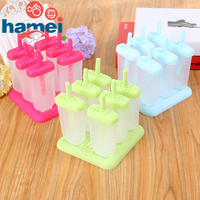 HaMei 6Pcs Homemade Ice Maker Mold DIY Ice Cream Mold Summer Drink Bar Cool Colorful Jelly