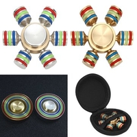 Hand Spinner Fidget Metal Ball Desk ADHD EDC Anti Stress Focus Toy Kids/Adult