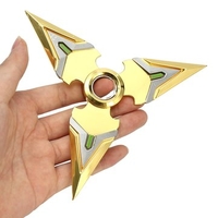 Hand Tri Spinner EDC Metal Bearing Fidget Toy Rotat Stress Reliever