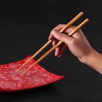Handmade Bamboo Household Chinese Chopsticks 5 Pairs Travelling Tableware Utensils Chopsticks
