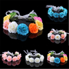 Handmade Floral Pearl Garland Crown Flower Headband Hair Bridal Wedding Headpiece