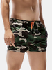 Hawaii Camouflage Quick Dry Drawstring Loose Trunk Board Beach Shorts for Men