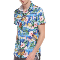 Hawaiian Palm 3D Printing Shirt