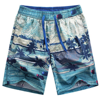 Hawaiian Pure Cotton Printing Knee Length Board Short