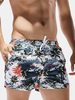 Hawaiian Style Printing Loose Breathable Sports Quickly Dry Board Shorts for Men