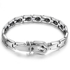 Health Care 316L Stainless Steel Magnetic Stone Men Bracelet