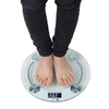 Health Weighing Electronic Scale Round LCD Night Vision Body Fat Weigher Bathroom Scale