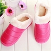 Heel Covering Home Slip On Warm Indoor Flat Slippers