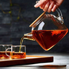 High Capacity Heat Resistant Teapot Stainless Steel Strainer Handcraft Water Drink Storage Container