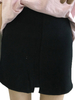 High Waist Slits A-Line Women Sexy Mini Skirt