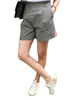 High Waist Stripe Women Casual Wide Leg Loose Shorts