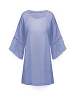 Hollow Out Loose Elegant Cotton Women Blouse