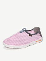 Hollow Out Mesh Overlay Shoes