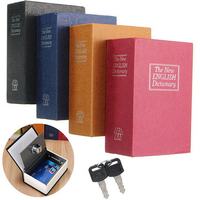 Home Security Dictionary Book Secret Safe Storage Key Lock Box Cash Jewellery