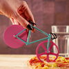 Honana CF-BW03 Bicycle Pizza Cutter Professional Stainless Steel Non-stick Bike Round Pizza Slicer
