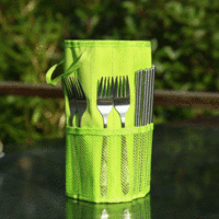 Honana CF-DO27 Portable Dinnerware Organizer Kitchen Outdoor Camping Picnic Oxford Folding Storage