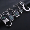 Honana DX-201 Mini Compass Guiding Keychain For Outdoor Hiking Camping Travelling With Bottle Opener