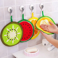 Honana Fruit Pattern Towel Absorbent Cloth Kitchen Towel Handkerchief Quick-Dry Cleaning Rag Dish Cloth Wiping Napkin