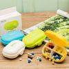 Honana HN-PB011 4 Compartments Pill Organizer Portable Travel Pill Case Daily Medicine Box