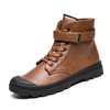 Hook Loop Fashion Warm Lace Up British Casual Boots For Men