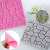 Hot 3D Imitation Tiles Silicone Fondant Mould Cake Decor Sugarcraft Mold Tools Bakeware