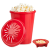 Household Folding Silicone Popcorn Bucket Container For Microwave Oven Healthy Cooker Tool