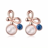 INALIS® Bowknot Opal Crystal Earrings for Women Gift