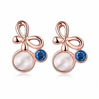 INALIS® Bowknot Opal Crystal Earrings for Women Gift