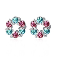 INALIS® Garland Dual Color Rhinestone Earring for Women