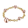 INALIS Simple Bracelet Rose Gold Ball Women Bracelet