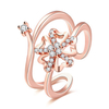 INALIS Sweet Ring Flower Star Zircon Women Ring Gift