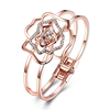 INALIS Trendy Rose Gold Plated Pierced Antiallergic Bracelets