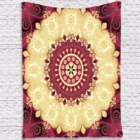 Indian Mandala Bohemian Tapestry Wall Hanging Blanket Beach Throw Bedspread Decor