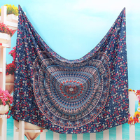 Indian Mandala Hippie Wall Hanging Tapestry Bohemian Bedspread Dorm Decor