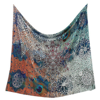 Indian Mandala Tapestry Hippie Wall Hanging Blanket Bohemian Bedspread Dorm Decor