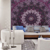 Indian Mandala Tapestry Wall Hanging Blanket Throw Bohemian Dorm Bedspread Decoration