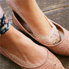 Invisible Antiskid Lace Boat Socks Shallow Liner No Show Peep Low Cut Hosiery