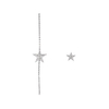 Irregular Elegant Earrings Star Rhinestone Tassel Earrings