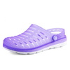 Jelly Color Open Heel Hollow Out Comfortable Soft Beach Sandals