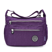 Jinqiaoer Nylon Waterproof Lightweight Crossbody Bag Shoulder Bag Portable Travel Bag For Women