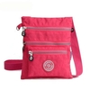 Jinqiaoer Women Casual Nylon Waterproof Multi-Pocket Messenger Zipper Crossbody Bag Shoulder Bag