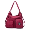 Jinqiaoer Women Casual Waterproof Nylon Multi-Pocket Diaper Bag Shoulder Bag Crossbody Bag