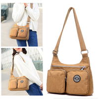 Jinqiaoer Women Nylon High-End Crossbody Bag Newest Pocket Shoulder Bag