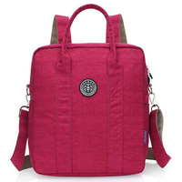 Jinqiaoer Women Nylon Satchel Bag Backpack Students Rucksack Crossbody Bag