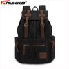 KAUKKO Men Vintage Canvas Backapck Casual Computer School Travel Sport Backapck