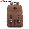 KAUKKO Men Vintage Casual Outdoor Travel Backpack Boys Retro SchoolBags