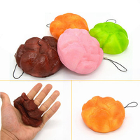 Kawaii Squishy Puff 9cm Random Color Phone Bag Strap Pendent Decor
