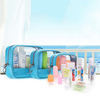KCASA KC-0503 Waterproof Travel Tolietry Bag Clear PVC Makeup Storage Bags Transparent Organizer